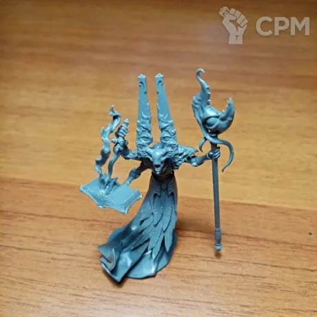 Описание картинки Disciples of Tzeentch Gaunt Summoner от Doom по цене 100руб | Свободный Рынок Миниатюр - СРМ