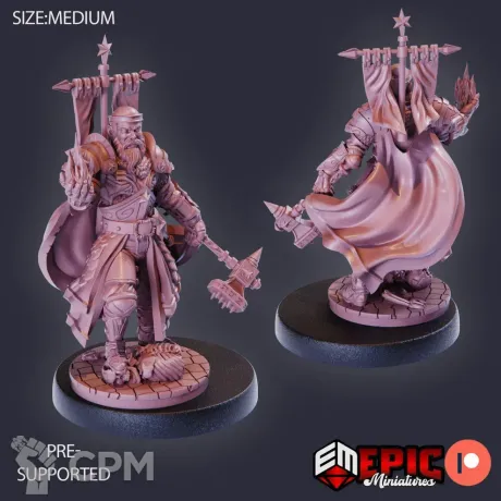 Описание картинки Warrior Priest of Sigmar от MrMetalHorror по цене 350руб | Свободный Рынок Миниатюр - СРМ