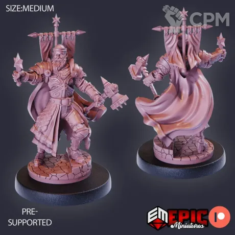 Описание картинки Warrior Priest of Sigmar от MrMetalHorror по цене 350руб | Свободный Рынок Миниатюр - СРМ
