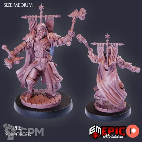 Описание картинки Warrior Priest of Sigmar от MrMetalHorror по цене 350руб | Свободный Рынок Миниатюр - СРМ