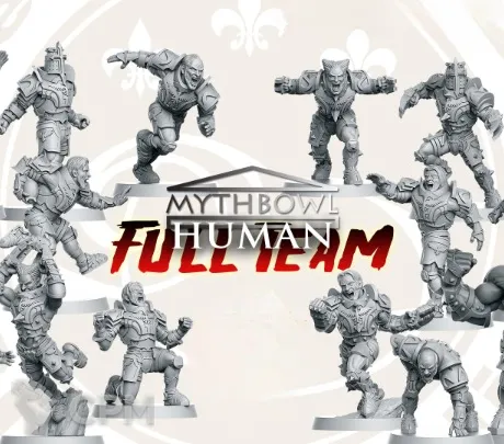 Описание картинки Human Team 16 miniatures Fantasy Football от 3Д-Печка по цене 2 000руб | Свободный Рынок Миниатюр - СРМ