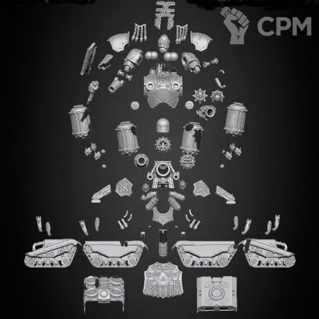 Описание картинки khorne lord of skulls от Wahasexual по цене 4 200руб | Свободный Рынок Миниатюр - СРМ