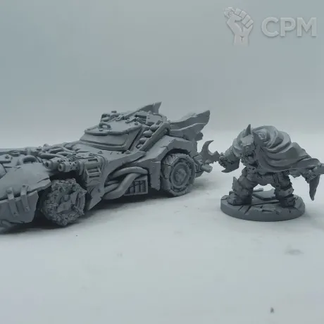 Описание картинки Ork Batman от WebWay 3D по цене 1 250руб | Свободный Рынок Миниатюр - СРМ
