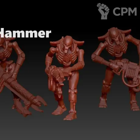 Описание картинки Necron Warriors - 1 Штука от MrMetalHorror по цене 100руб | Свободный Рынок Миниатюр - СРМ