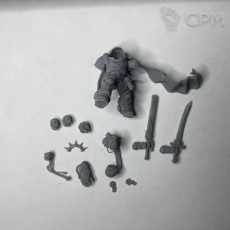 Описание картинки Captain in Gravis Armor от WahaShop по цене 500руб | Свободный Рынок Миниатюр - СРМ