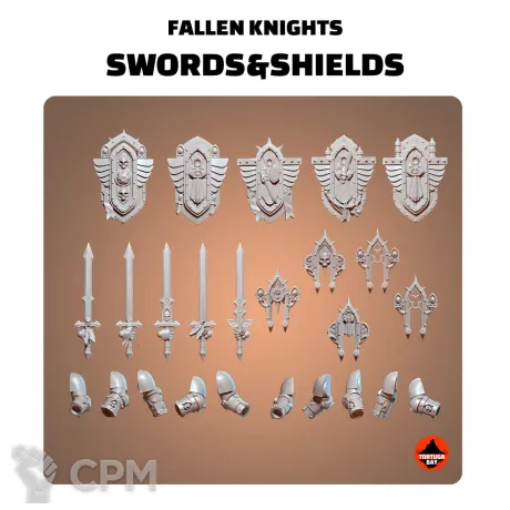 Описание картинки Dark Angels Sword upgrad kit от Хижина Мопса по цене 625руб | Свободный Рынок Миниатюр - СРМ