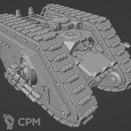 Описание картинки Land Raider от Хижина Мопса по цене 1 900руб | Свободный Рынок Миниатюр - СРМ