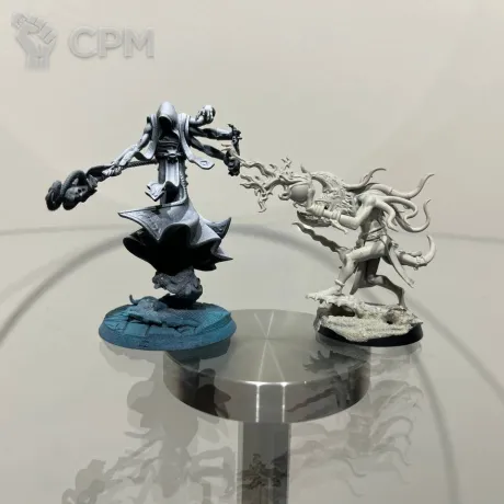 Описание картинки The Changeling + Changecaster, Herald of Tzeentch от  Mikon's Workshop по цене 1 200руб | Свободный Рынок Миниатюр - СРМ