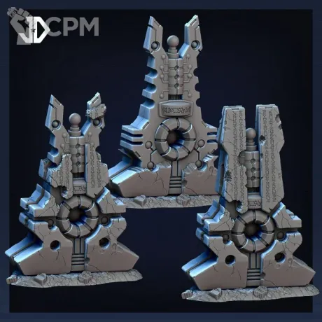 Описание картинки Necrons Obelisk 3 Штуки от MrMetalHorror по цене 2 300руб | Свободный Рынок Миниатюр - СРМ