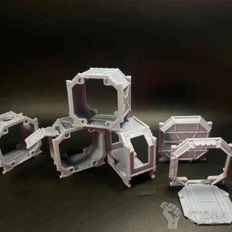 Описание картинки Munitorum Container модульный от Milestone по цене 1 000руб | Свободный Рынок Миниатюр - СРМ