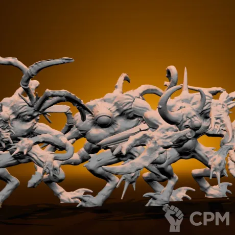 Описание картинки Chaos Spawn от 3d печать на заказ по цене 250руб | Свободный Рынок Миниатюр - СРМ