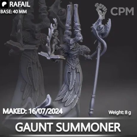 Описание картинки Gaunt Summoner on Disc of Tzeentch от Knight of Light по цене 260руб | Свободный Рынок Миниатюр - СРМ