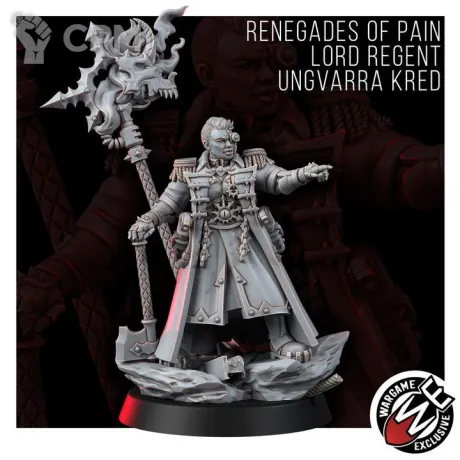 Описание картинки CHAOS LORD REGENT UNGVARRA KRED от Laboratory of Chaos по цене 150руб | Свободный Рынок Миниатюр - СРМ