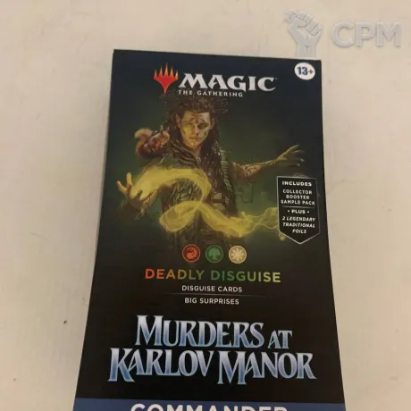 Описание картинки Колода Commander - Deadly Disguise выпуска Murders at Karlov Manor на английском язык от Дауран по цене 4 500руб | Свободный Рынок Миниатюр - СРМ