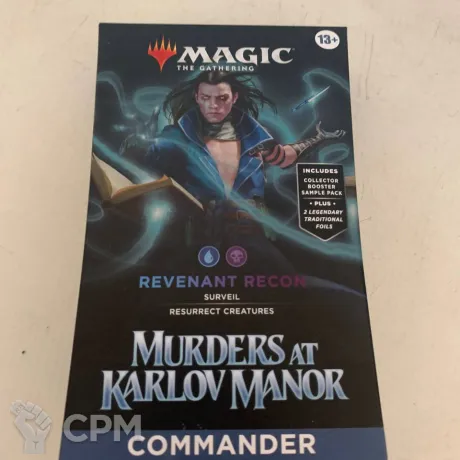 Описание картинки Колода Commander Deck - Revenant Recon выпуска Murders at Karlov Manor на английском языке от Дауран по цене 7 500руб | Свободный Рынок Миниатюр - СРМ