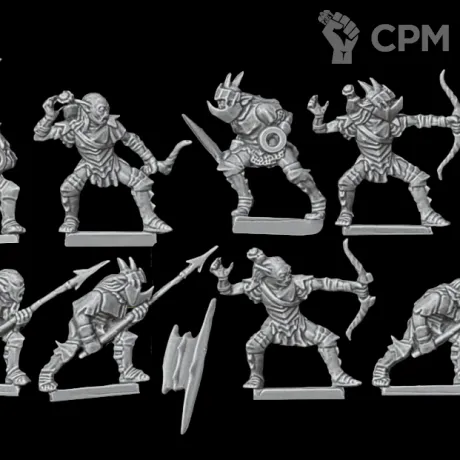 Описание картинки Moria Goblins (old) от Орки с наГорки по цене 600руб | Свободный Рынок Миниатюр - СРМ