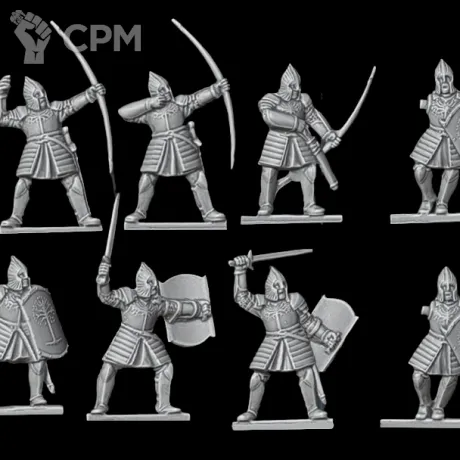 Описание картинки Minas Tirith Warriors (old) от Орки с наГорки по цене 1 200руб | Свободный Рынок Миниатюр - СРМ