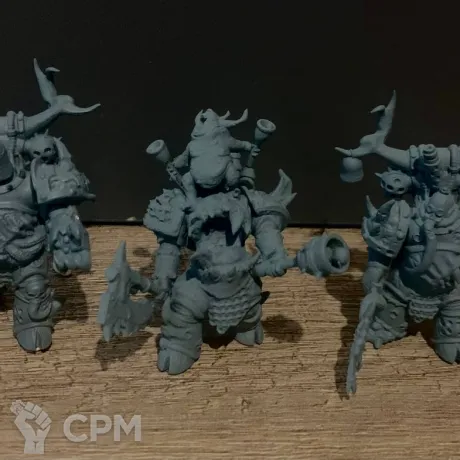 Описание картинки Чумные космодесантники / Plague Space Marines от Flameborn_Minis по цене 180руб | Свободный Рынок Миниатюр - СРМ