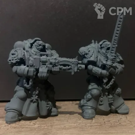 Описание картинки Black Templars - Черные Храмовники от Flameborn_Minis по цене 180руб | Свободный Рынок Миниатюр - СРМ