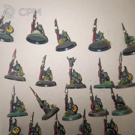 Описание картинки Goblins with spears от Gy80 по цене 1 500руб | Свободный Рынок Миниатюр - СРМ