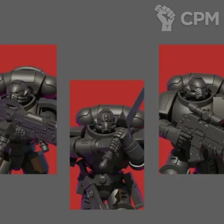 Описание картинки Hellblaster Squad (10 плазменников) от Tridax Forge по цене 400руб | Свободный Рынок Миниатюр - СРМ