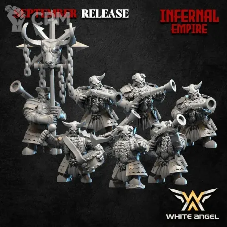 Описание картинки Chaos Dwarf Blunderbusses - 10 Штук от MrMetalHorror по цене 1 000руб | Свободный Рынок Миниатюр - СРМ