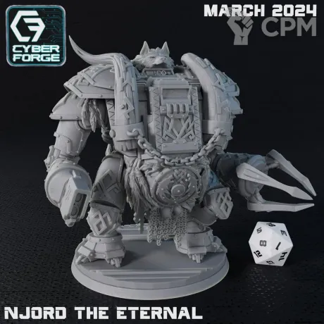 Описание картинки Space Wolves Dreadnought от MrMetalHorror по цене 1 200руб | Свободный Рынок Миниатюр - СРМ