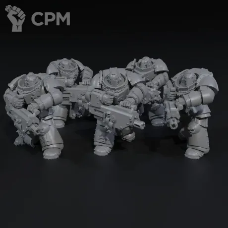 Описание картинки Heavy Intercessors от MrMetalHorror по цене 650руб | Свободный Рынок Миниатюр - СРМ