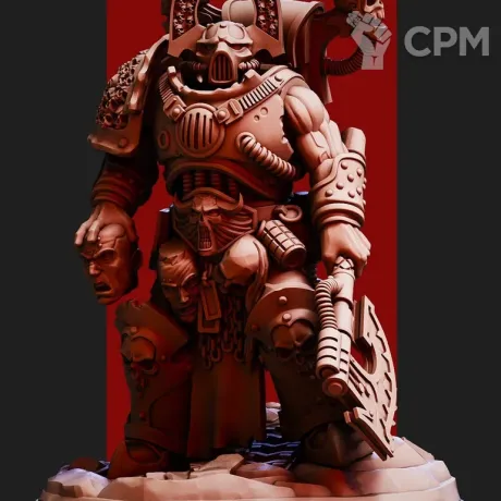 Описание картинки Kharn от MrMetalHorror по цене 250руб | Свободный Рынок Миниатюр - СРМ