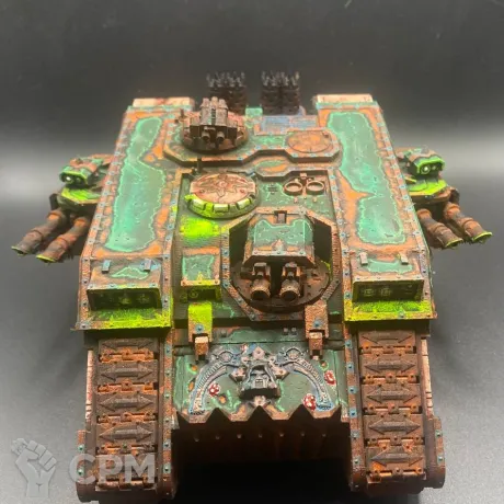 Описание картинки Death Guard Land Raider от Dark_Demogorgon по цене 8 000руб | Свободный Рынок Миниатюр - СРМ