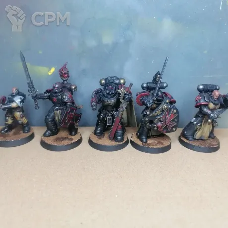 Описание картинки Black Templars squad от @Avdohaprint по цене 2 000руб | Свободный Рынок Миниатюр - СРМ