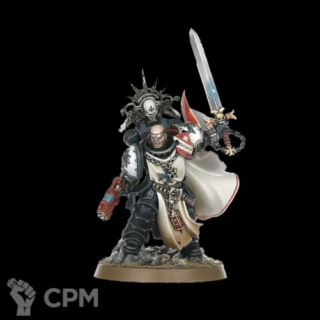 Описание картинки Marshal Black Templars от Орки с наГорки по цене 250руб | Свободный Рынок Миниатюр - СРМ