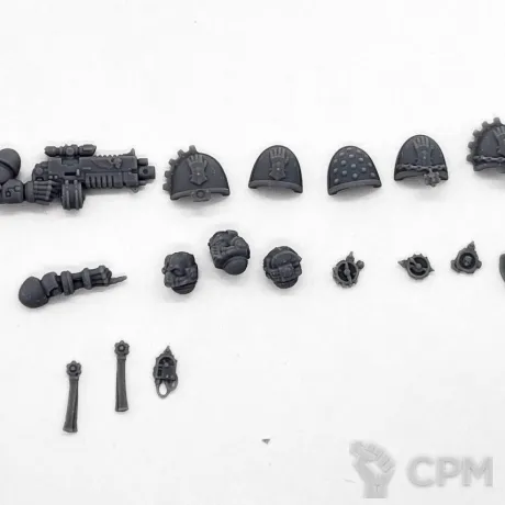 Описание картинки Iron Hands Primaris Upgrades (Scan) от VtorushinAdditiveTec по цене 175руб | Свободный Рынок Миниатюр - СРМ