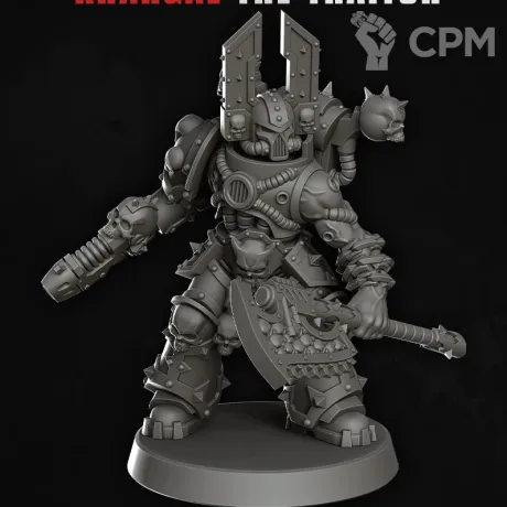 Описание картинки Kharn the Betrayer от @Avdohaprint по цене 400руб | Свободный Рынок Миниатюр - СРМ