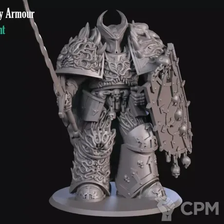 Описание картинки Chaos Lord от MrMetalHorror по цене 350руб | Свободный Рынок Миниатюр - СРМ