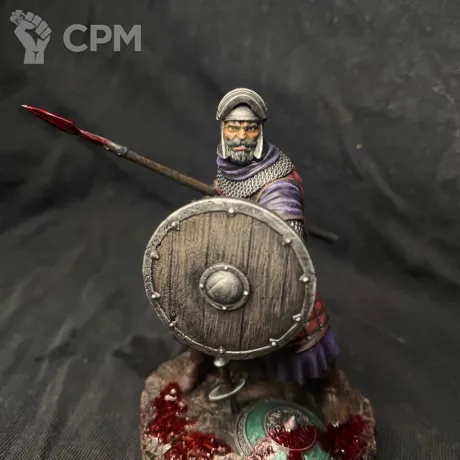 Описание картинки The medieval spearman от @Avdohaprint по цене 3 000руб | Свободный Рынок Миниатюр - СРМ
