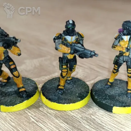 Описание картинки Celestial Guards (3шт) от Ashurbanipal по цене 900руб | Свободный Рынок Миниатюр - СРМ