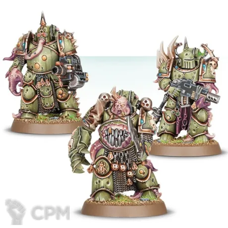Описание картинки Plague Marines 3 шт. от Бруталити по цене 600руб | Свободный Рынок Миниатюр - СРМ
