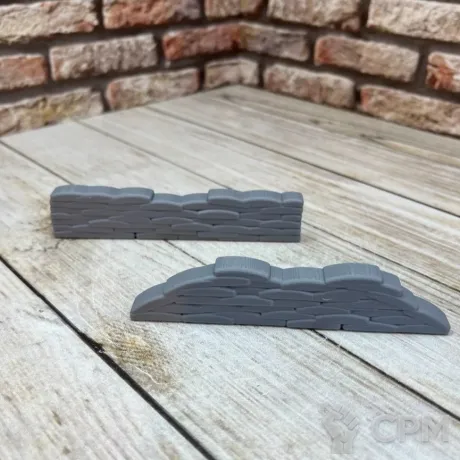 Описание картинки Оборонительная насыпь, Trench от HellHammer 3D Print по цене 250руб | Свободный Рынок Миниатюр - СРМ