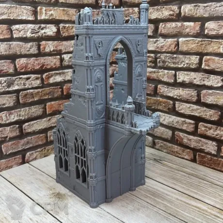 Описание картинки Руины Империума №2 от HellHammer 3D Print по цене 1 750руб | Свободный Рынок Миниатюр - СРМ