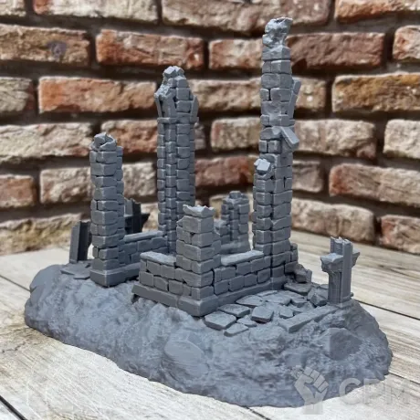 Описание картинки Руины Комплекса, Trench, Warhammer от HellHammer 3D Print по цене 950руб | Свободный Рынок Миниатюр - СРМ