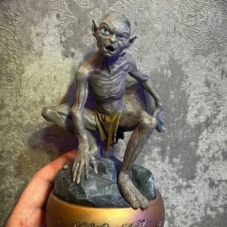 Описание картинки Gollum / Голлум от Yak Evil по цене 8 000руб | Свободный Рынок Миниатюр - СРМ