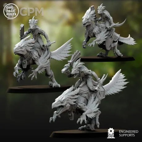 Описание картинки Raptadon Chargers / Raptadon Hunters 5шт от Knight of Light по цене 1 100руб | Свободный Рынок Миниатюр - СРМ