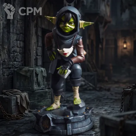 Описание картинки Фигурка Nott the Brave ручной покрас от Wuffa по цене 6 000руб | Свободный Рынок Миниатюр - СРМ