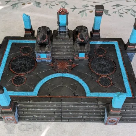Описание картинки Dominion of Sigmar: Hallowed Stormthrone от rinaskela по цене 12 000руб | Свободный Рынок Миниатюр - СРМ
