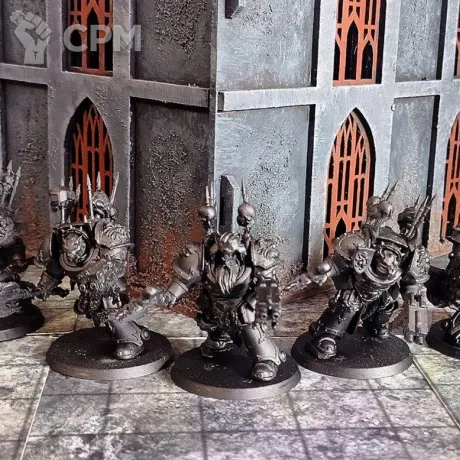 Описание картинки Chaos Terminator Squad - Wolf Guard Terminators от Soroka по цене 900руб | Свободный Рынок Миниатюр - СРМ