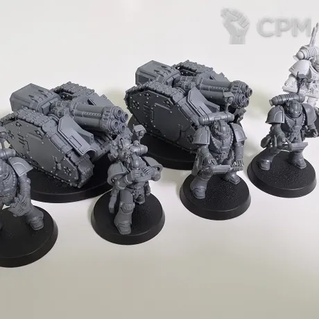Описание картинки Rapier Quad Launcher Battery. Horus heresy от AnoshinYevgeniy по цене 2 500руб | Свободный Рынок Миниатюр - СРМ
