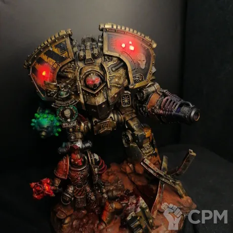 Описание картинки Dreadnought Saturnine and centurion Iron Warriors от @Avdohaprint по цене 6 000руб | Свободный Рынок Миниатюр - СРМ