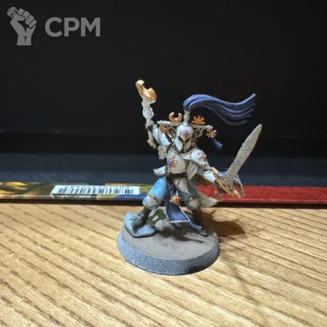 Описание картинки Lumineth Realm-lords: Scinari Loreseeker от PeaceMaker по цене 2 300руб | Свободный Рынок Миниатюр - СРМ