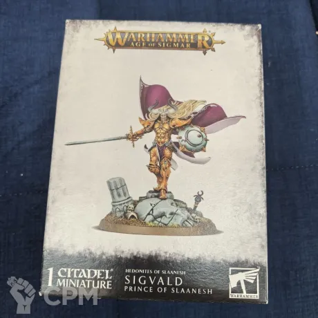 Описание картинки Sigvald, Prince of Slaanesh от Alzeron по цене 4 500руб | Свободный Рынок Миниатюр - СРМ